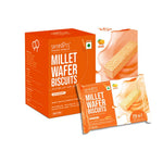 Load image into Gallery viewer, Millet Wafer Biscuits Orange (70gmX 6 Packs)