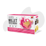 Load image into Gallery viewer, Millet Wafer Biscuit–Strawberry(25gm 20Pieces)