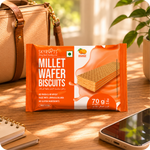 Load image into Gallery viewer, Millet Wafer Biscuits Orange