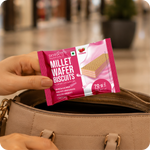 Load image into Gallery viewer, Millet Wafer Biscuits Strawberry