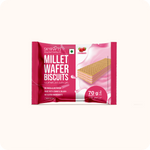 Load image into Gallery viewer, Millet Wafer Biscuits Strawberry