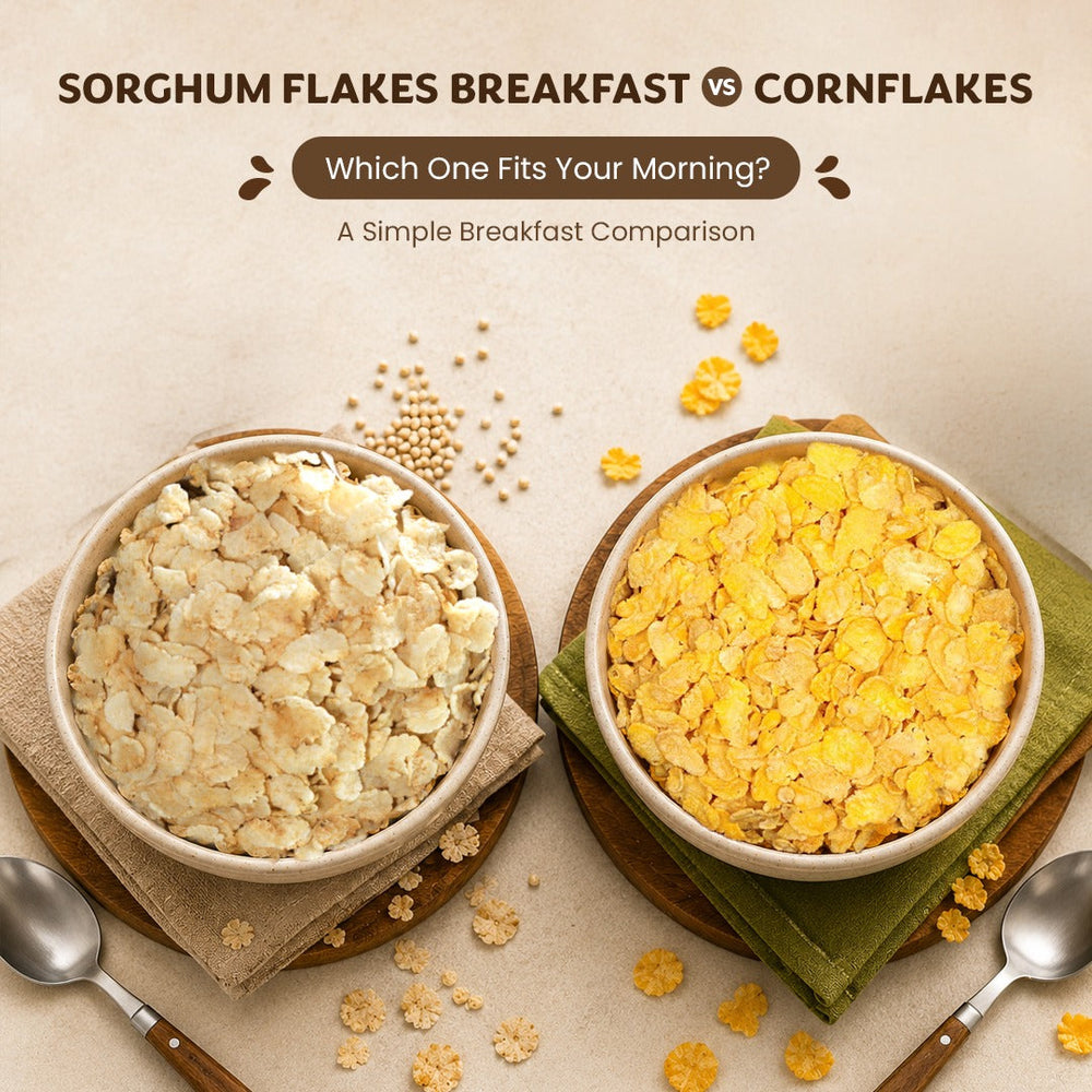 Sorghum Flakes Breakfast vs Cornflakes | Which Option Suits Your Table?