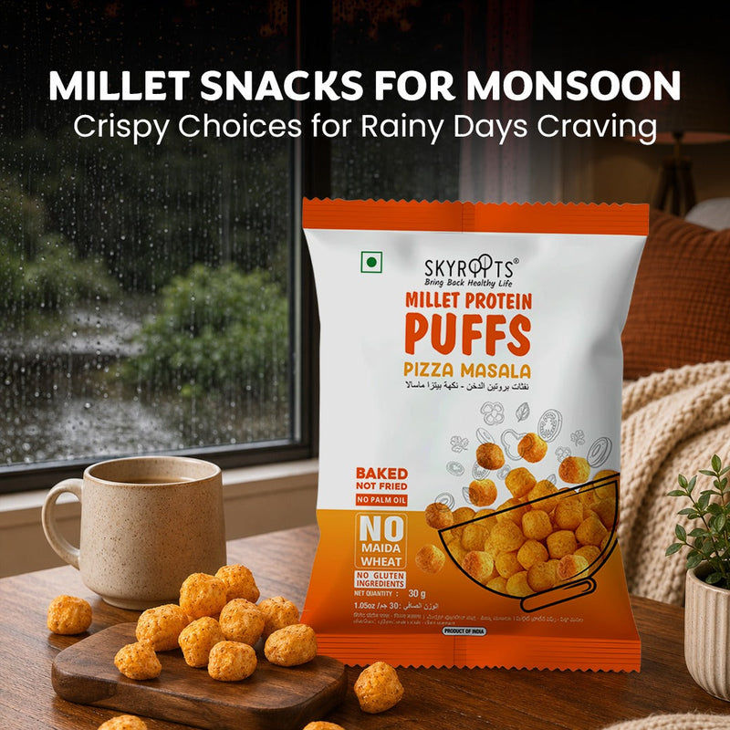 Millet Snacks for Monsoon | Crispy Choices for Rainy Days Cravings