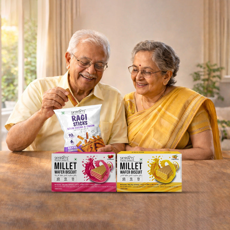 Golden years nutrition millet snacks tailored for senior citizens