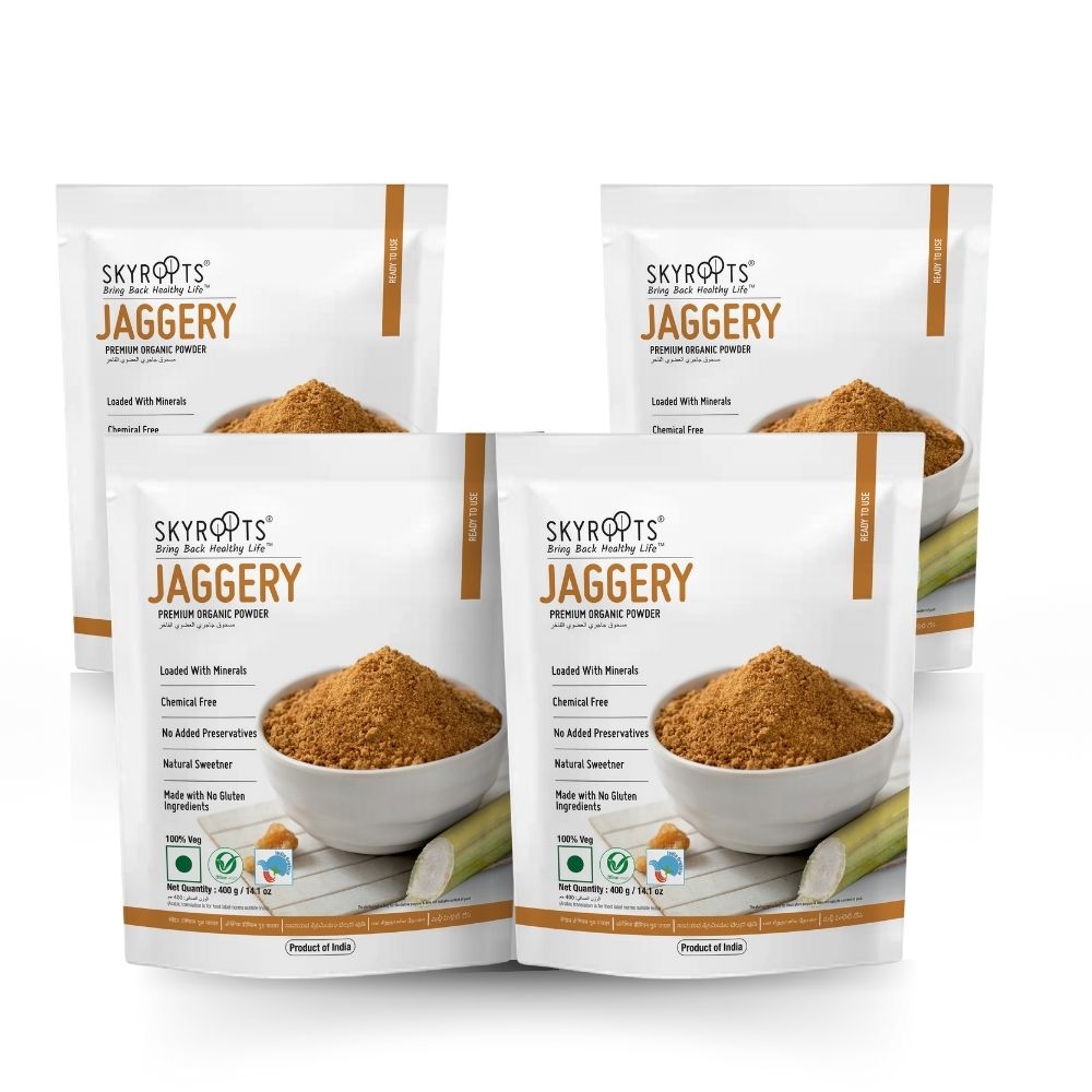 Premium Organic Jaggery Powder(Pack of 4)