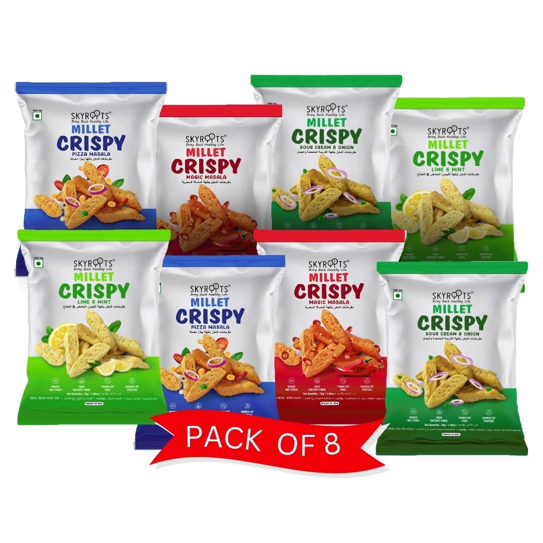 Assorted Millet Crispy (8 Pack of 30 gm)