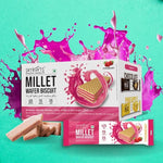 Load image into Gallery viewer, Millet Wafer Biscuit–Strawberry(25gm 20Pieces)
