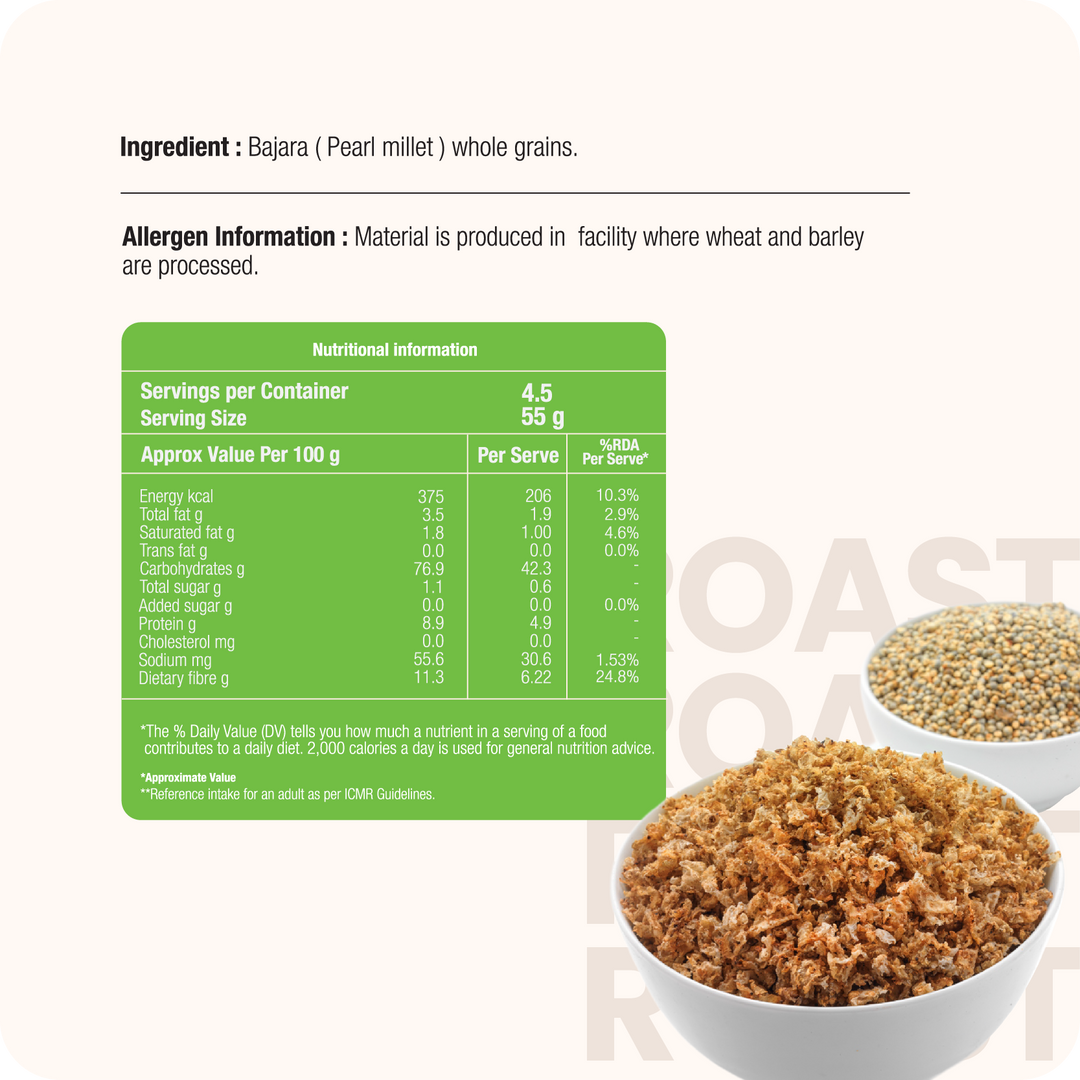 Bajara Flakes (Pearl Millet Flakes)