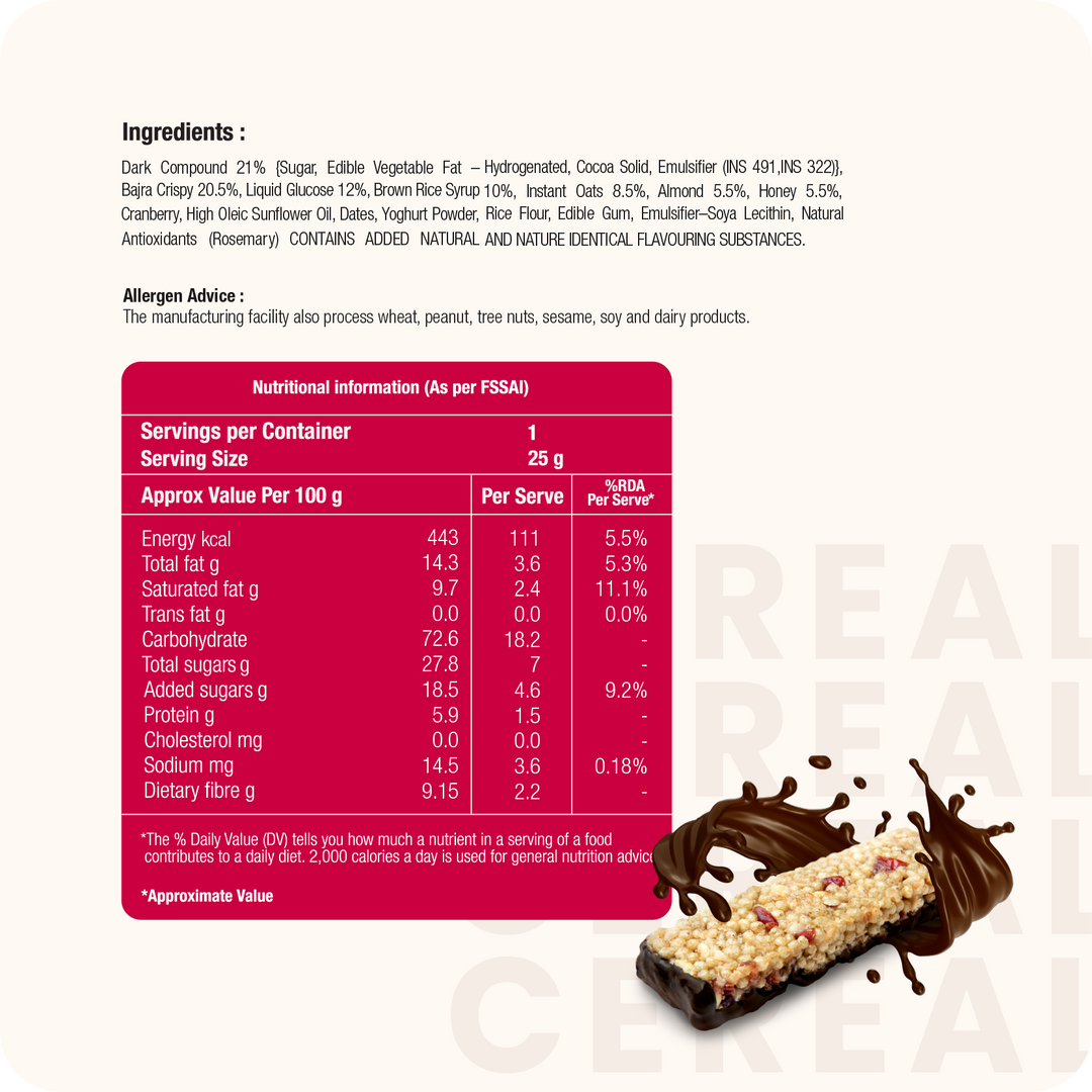 Cereal Bar Cranberry