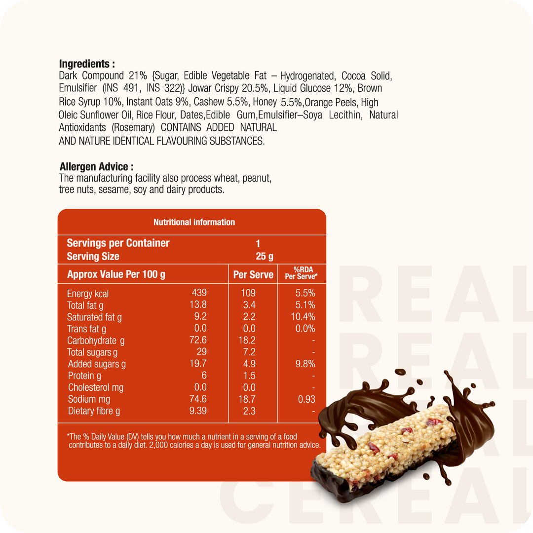 Cereal Bar Orange