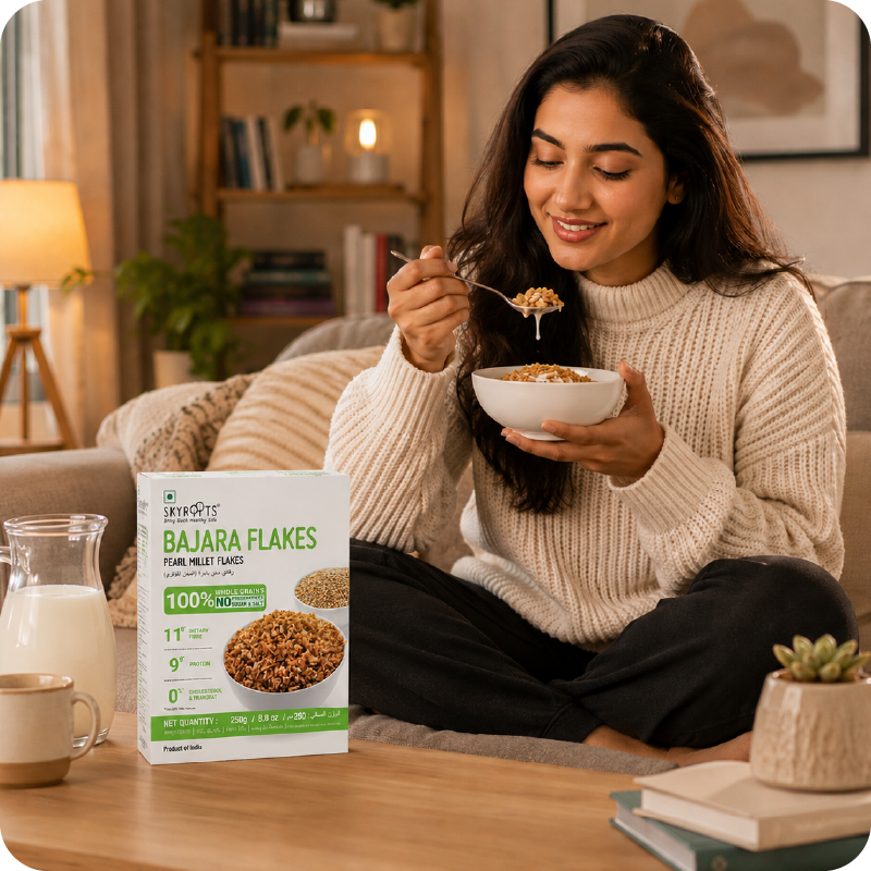 Bajara Flakes (Pearl Millet Flakes)