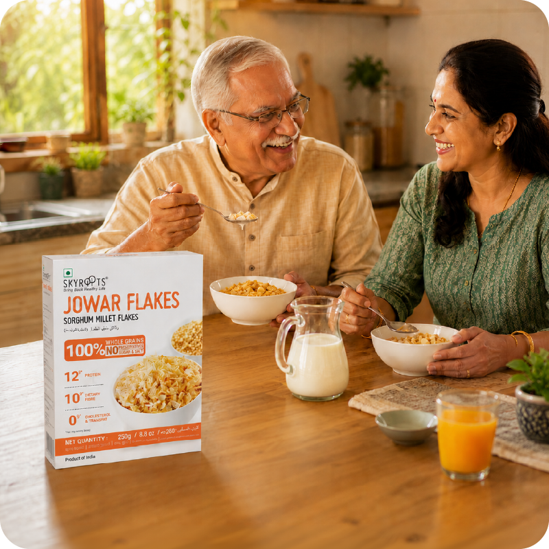 Jowar Flakes (Sorghum Millet Flakes)