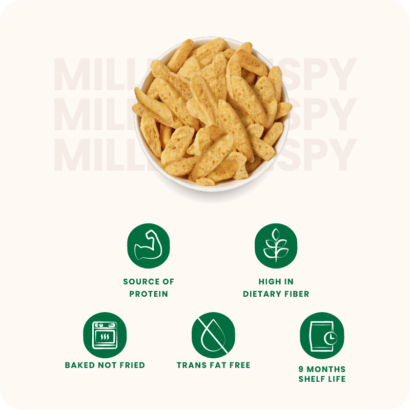 Millet Crispy Sour cream & Onion