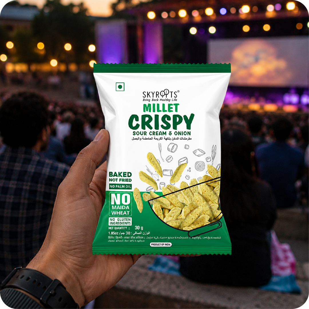 Millet Crispy Sour cream & Onion