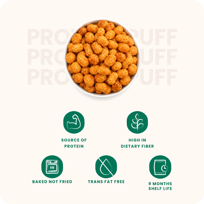 Millet Protein Puffs Lime & Mint