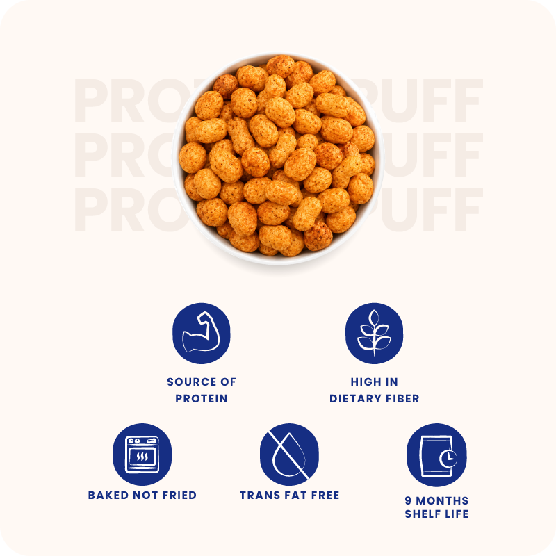 Millet Protein Puffs Sour Cream & Onion