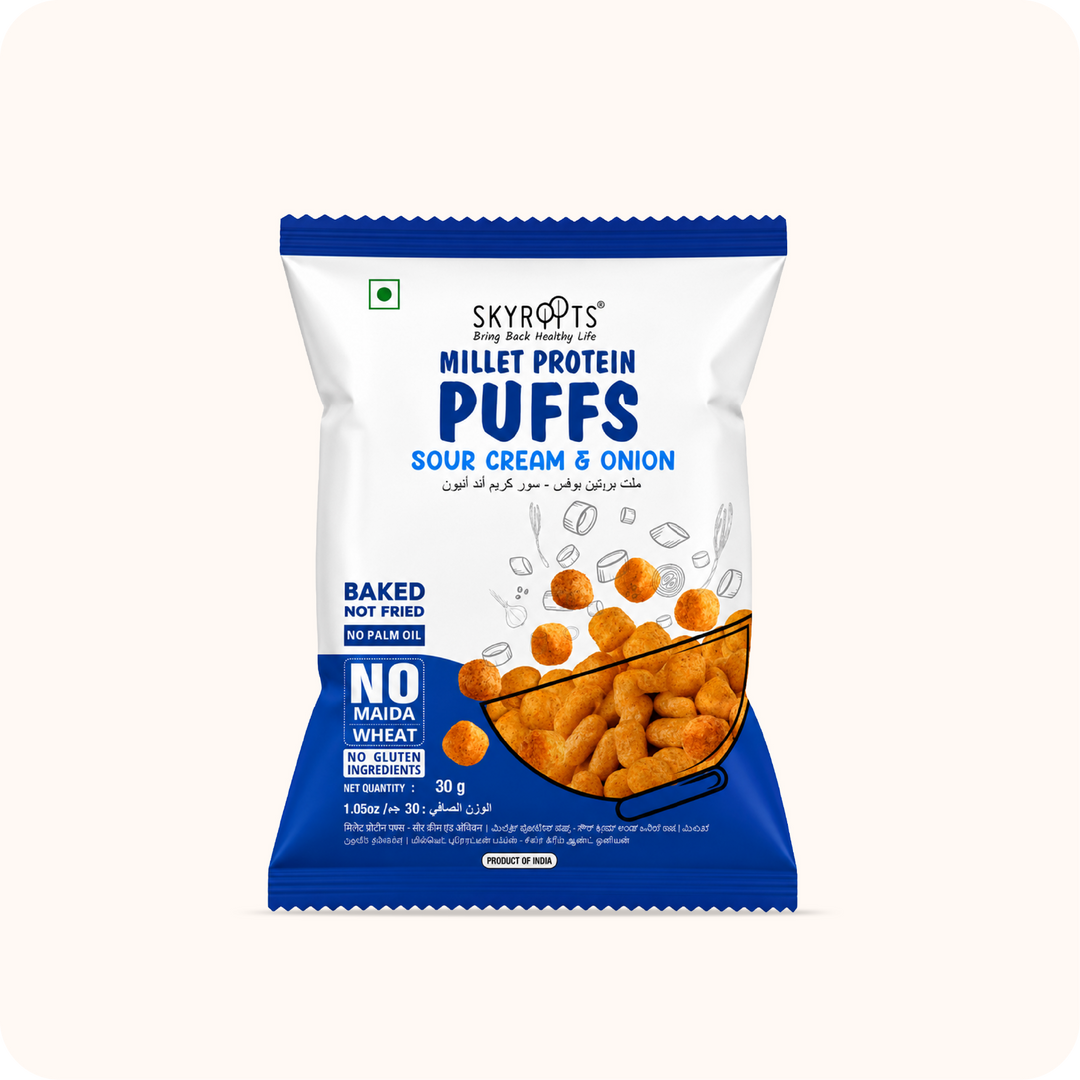 Millet Protein Puffs Sour Cream & Onion