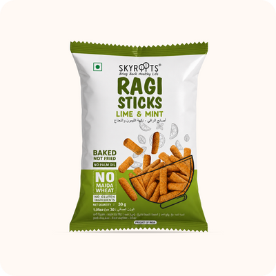 Millet Ragi Sticks Lime & Mint