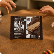 Millet Wafer Biscuits Chocolate (70gm X 6 Packs)