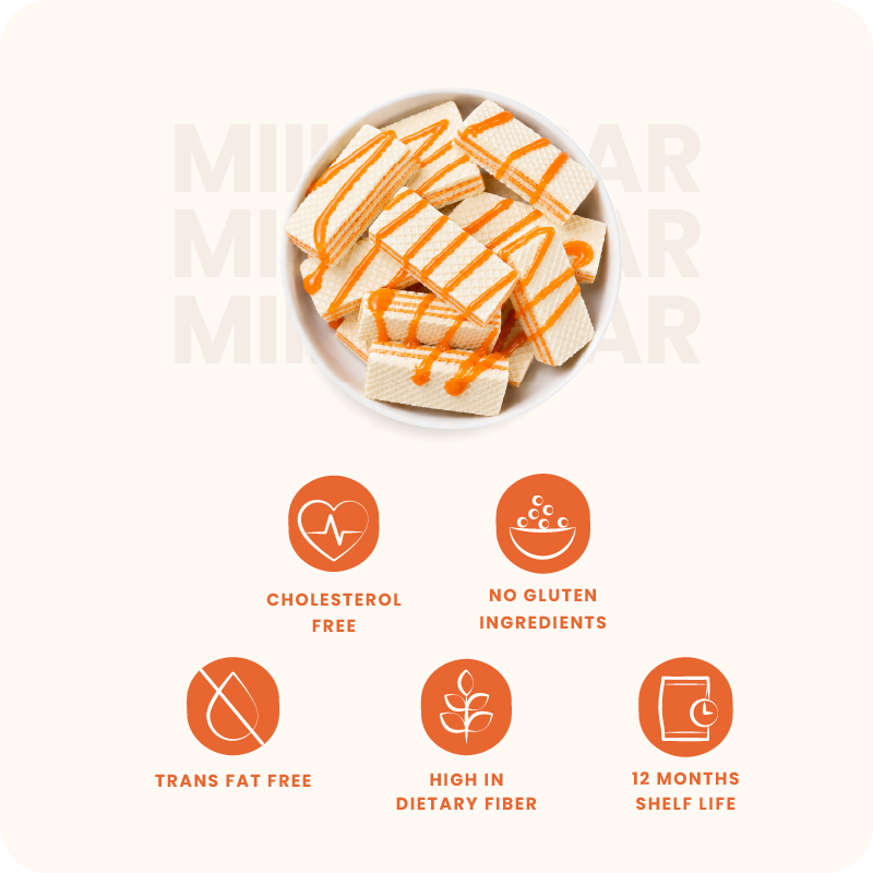 Millet Wafer Biscuits Orange
