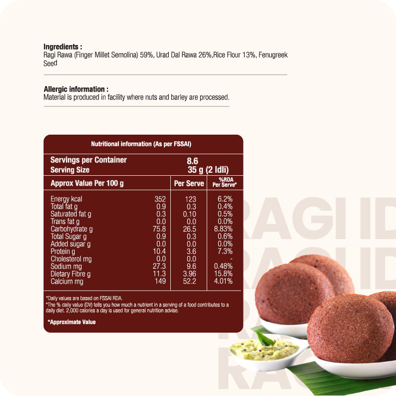 Ragi Idli Mix