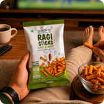 Load image into Gallery viewer, Millet Ragi Sticks Lime &amp; Mint