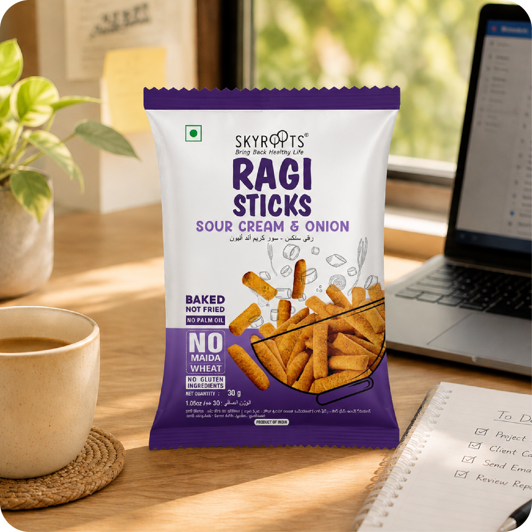Millet Ragi Sticks Cream & Onion