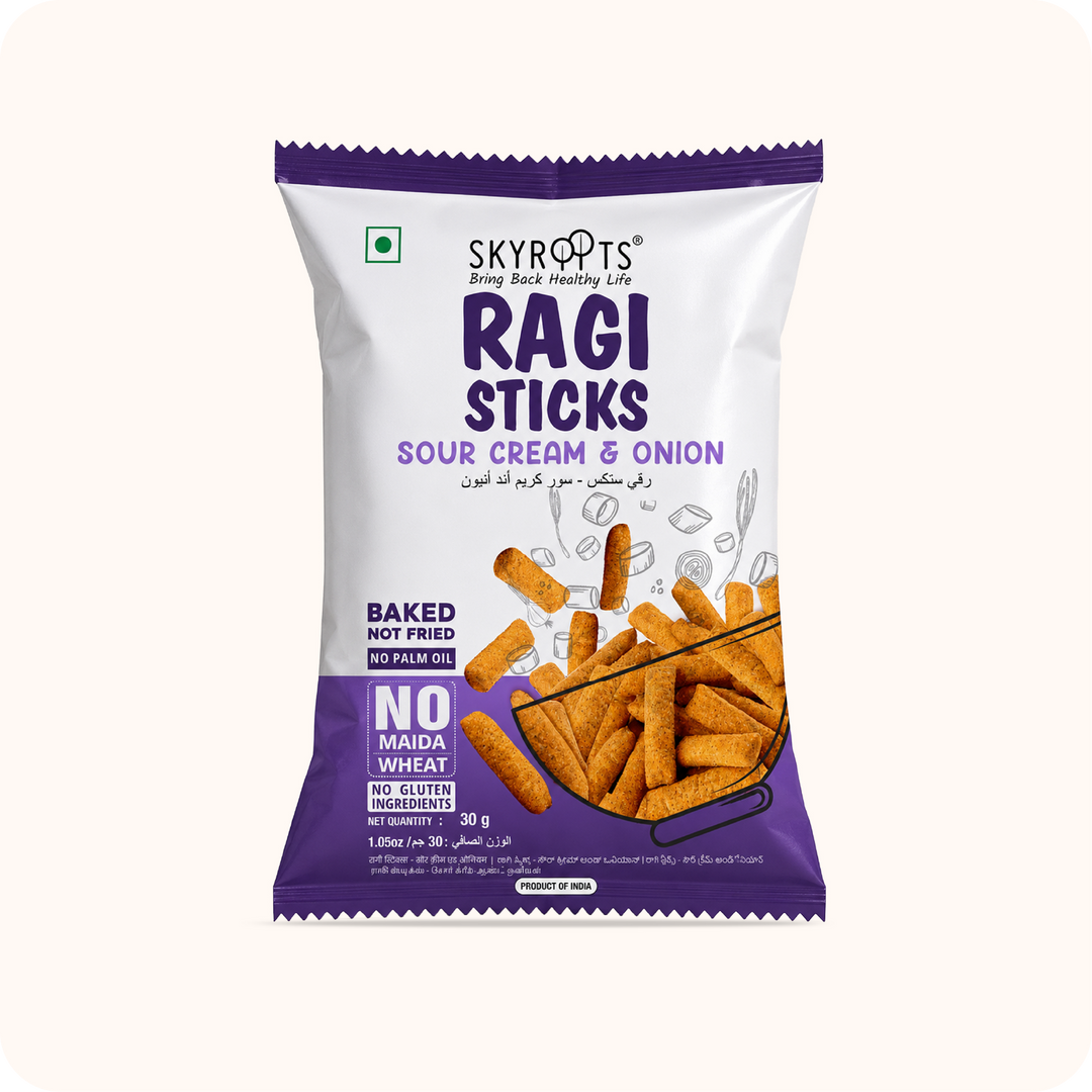 Millet Ragi Sticks Cream & Onion