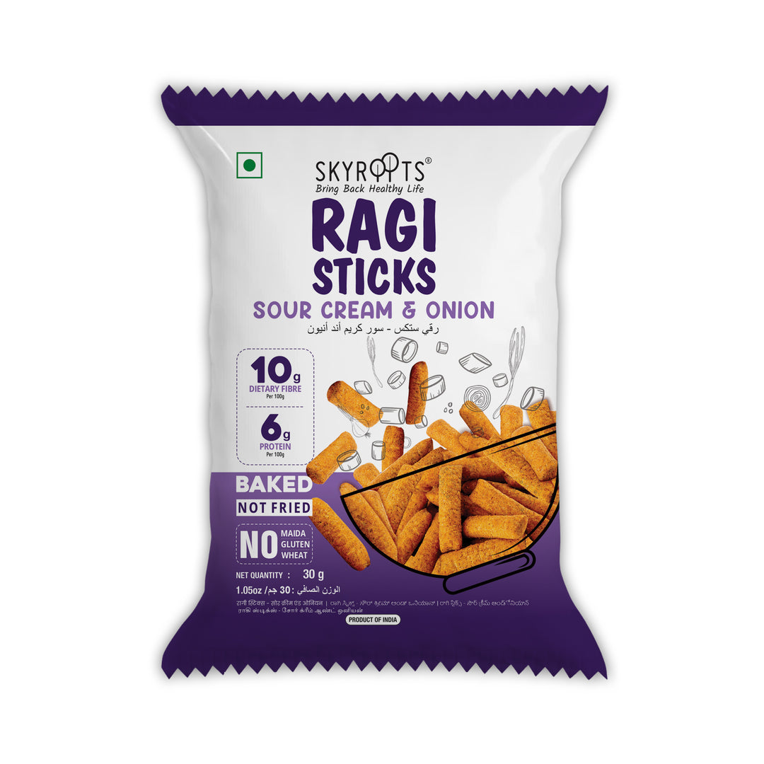 Millet Ragi Sticks Cream & Onion