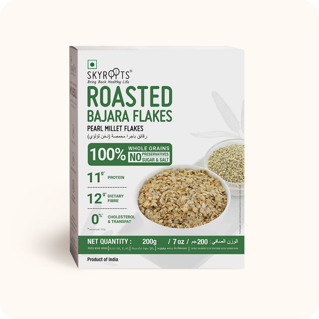 Roasted Bajara Flakes (Pearl Millet Flakes)