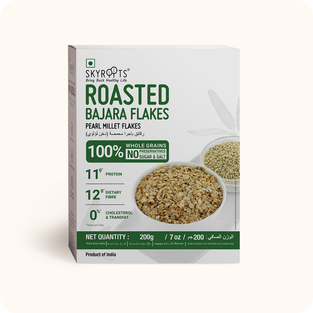 Roasted Bajara Flakes (Pearl Millet Flakes)