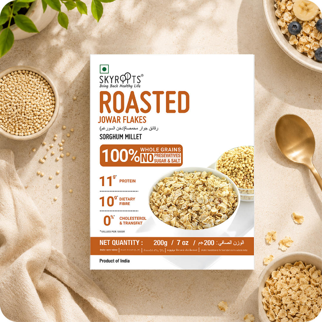 Roasted Jowar Flakes  (Sorghum Millet Flakes)