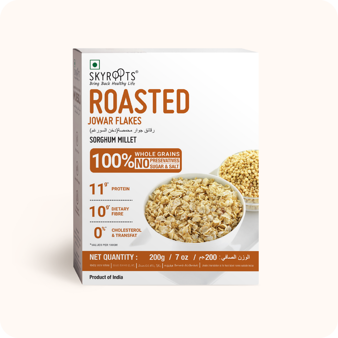 Roasted Jowar Flakes  (Sorghum Millet Flakes)