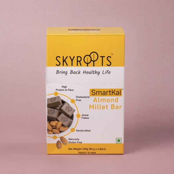 SkyRoots Almond Millet Bar Box