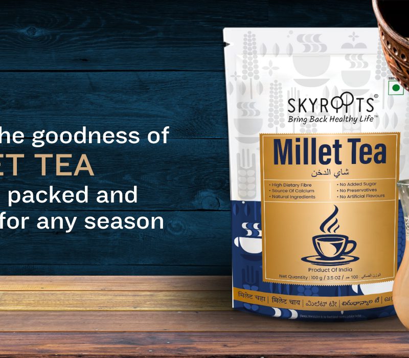 Sip on the goodness of millet tea nutrient packed and perfect for any season
